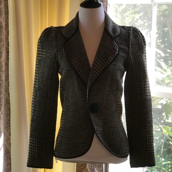 Louis Verdad patchwork wool blazer - Picture 2 of 6